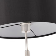 Table lamp in stainless steel