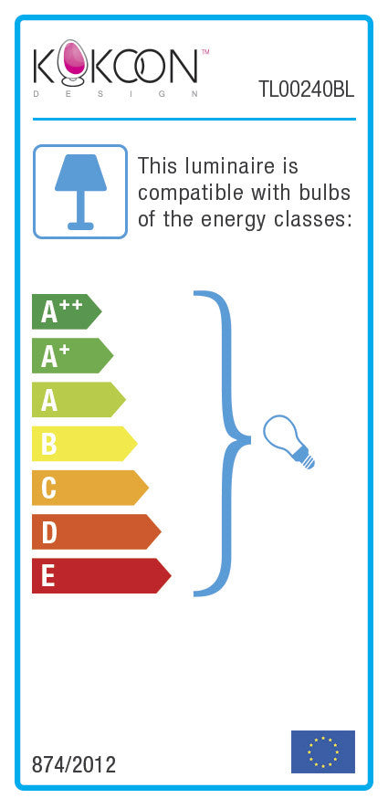 Table lamp in stainless steel
