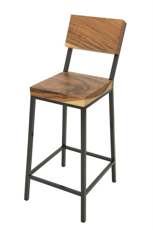 Bar chair acacia slab