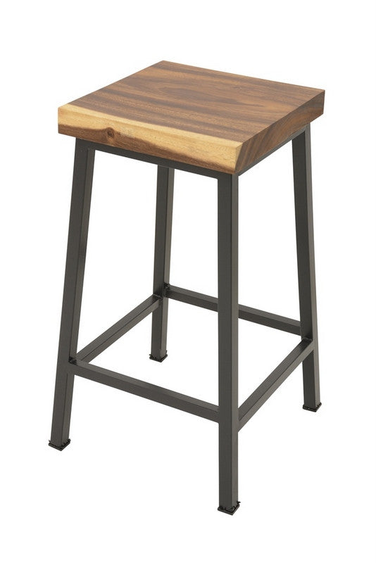 Stool acacia slab