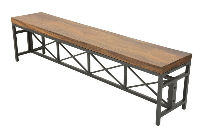 Bench acacia slab l180