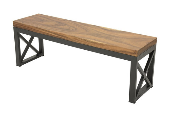 Bench in solid acacia