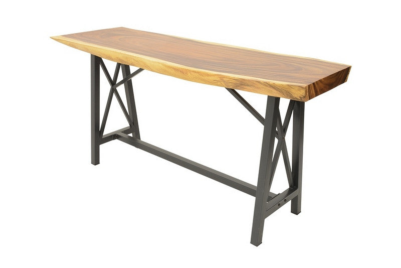 Bar table acacia slab