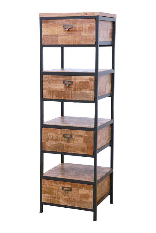 Chest of 4 drawers, industrial