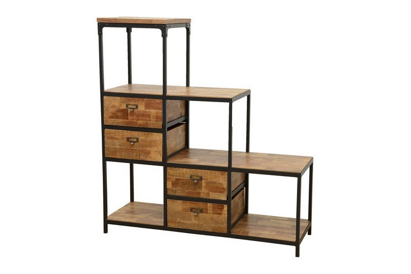 Stairs rack 4 drawers