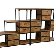 Step bookshelf, factory