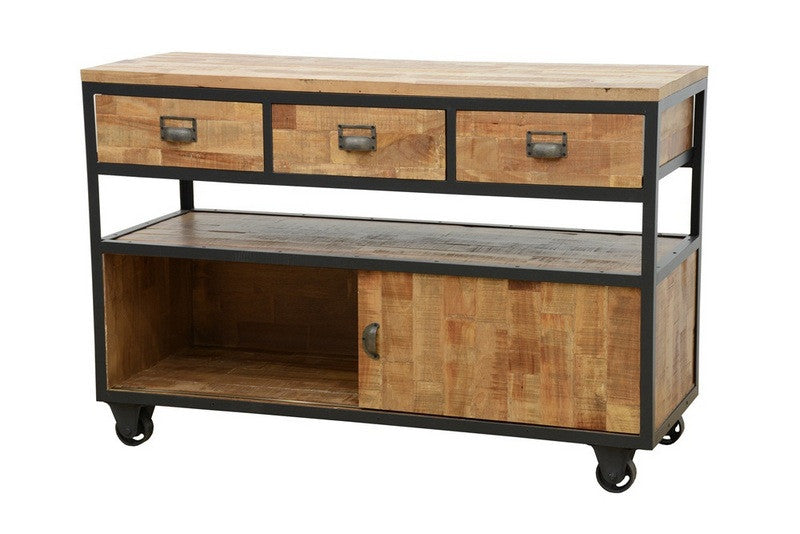 Cabinet 3 drawers, industrial