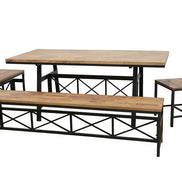 Table de salle à manger, industrielle