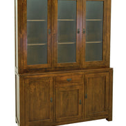 Display cabinet in 2 parts