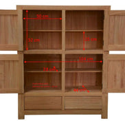 Cupboard 4 doors, 2 drawers