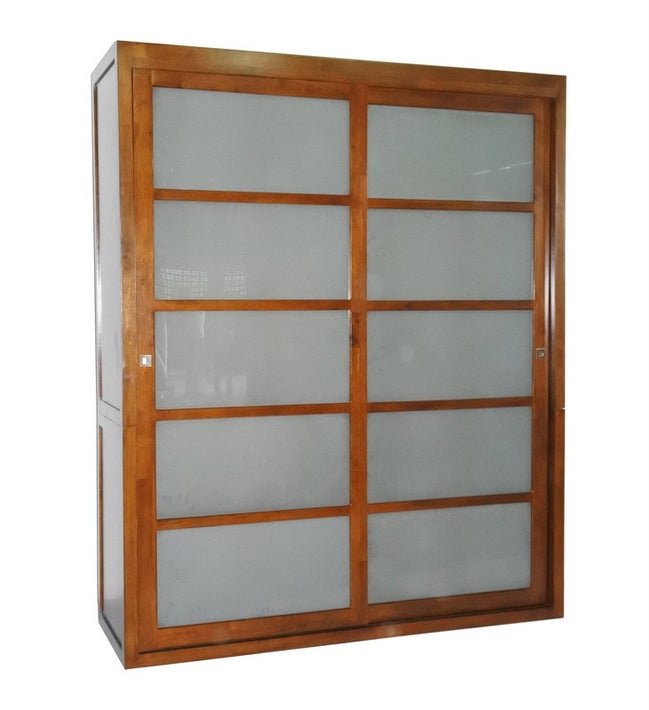 Wardrobe with 2 sliding doors