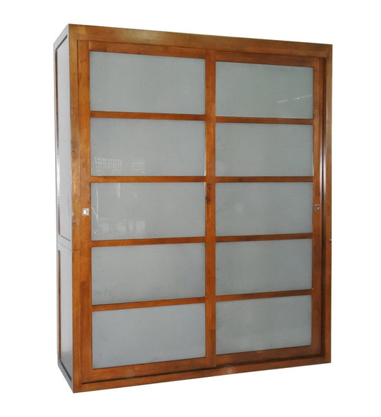 Wardrobe with 2 sliding doors