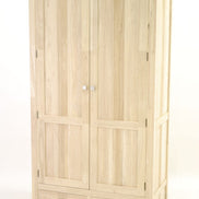 Wardrobe with carved stripe pattern, Guinea