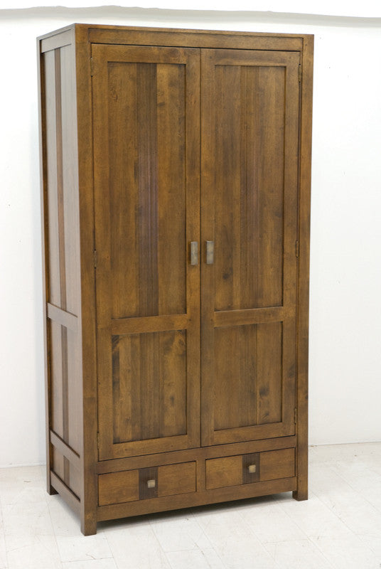 Wardrobe with carved stripe pattern, Guinea