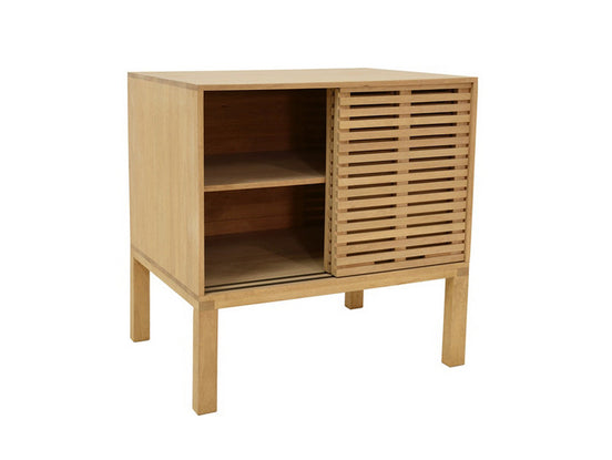 Washbasin cabinet 2 slats doors