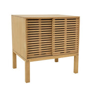 Washbasin cabinet 2 slats doors