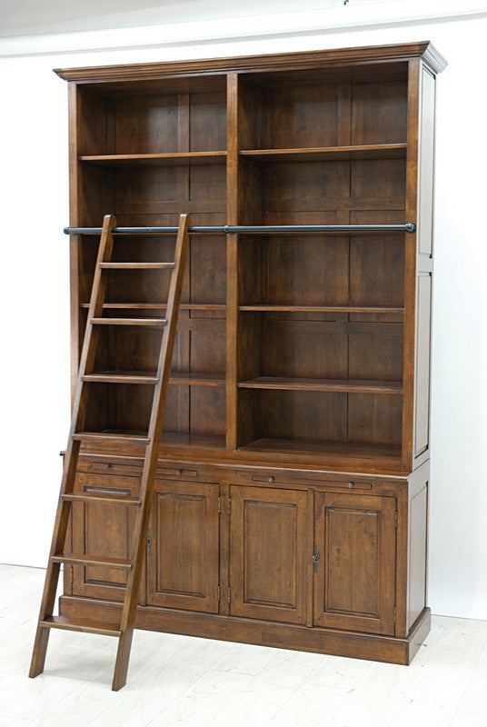 Bookshelf 4 doors with ladder