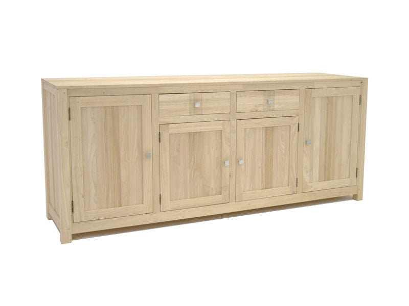 Sideboard with 4 doors & 2 drawers, stripe design