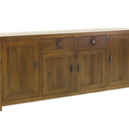 Sideboard with 4 doors & 2 drawers, stripe design
