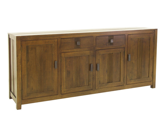Sideboard with 4 doors & 2 drawers, stripe design
