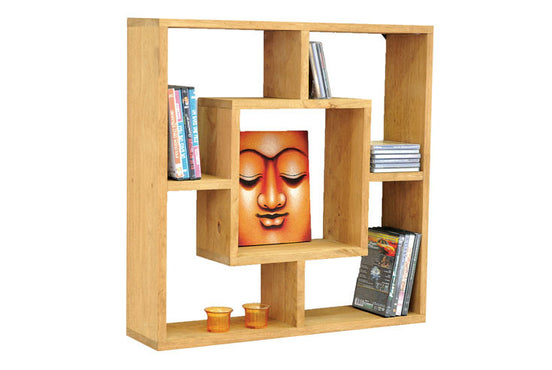Wall rack, cubic design