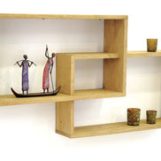 Wall rack, cubic design