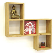 Wall rack, cubic design