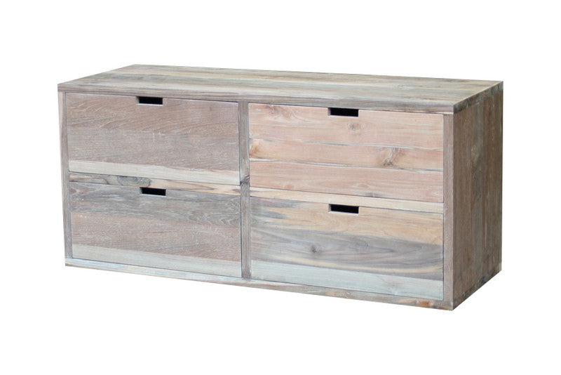 ARTESIA | Low Chest of 4 drawers