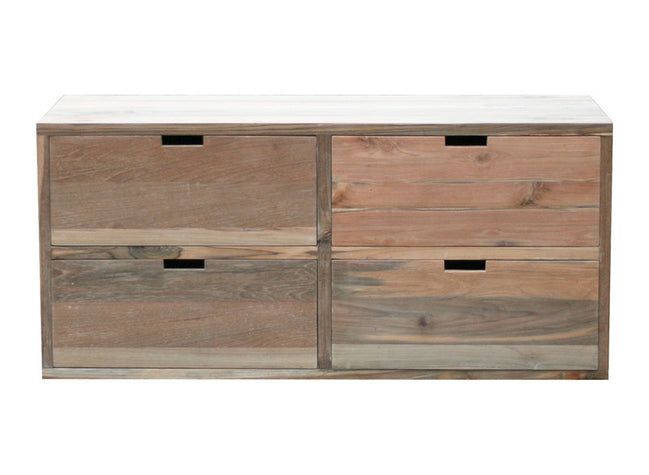 ARTESIA | Low Chest of 4 drawers