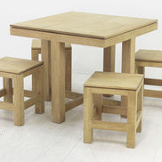 Dining table with set of 4 stools