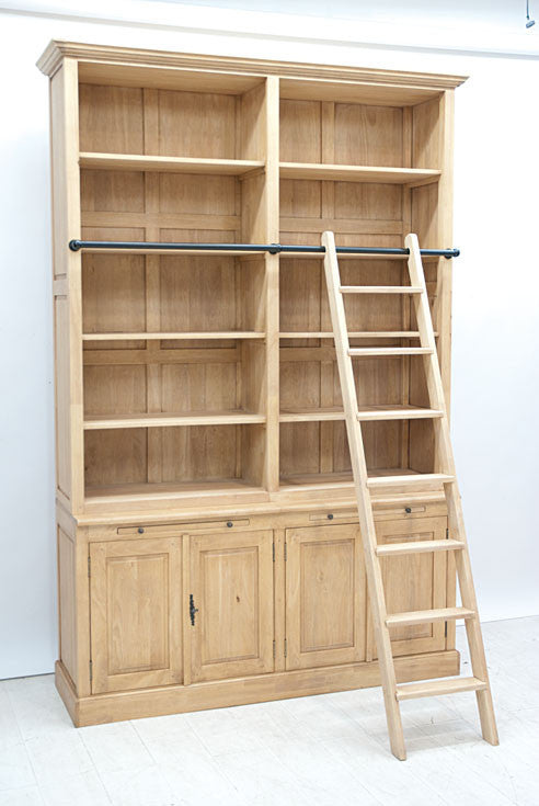 Bookshelf 4 doors with ladder