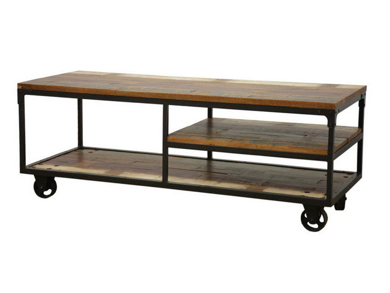 TV cabinet with shelves