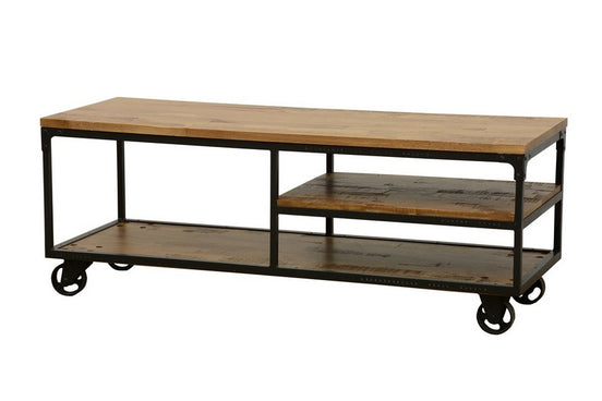 TV cabinet with shelves