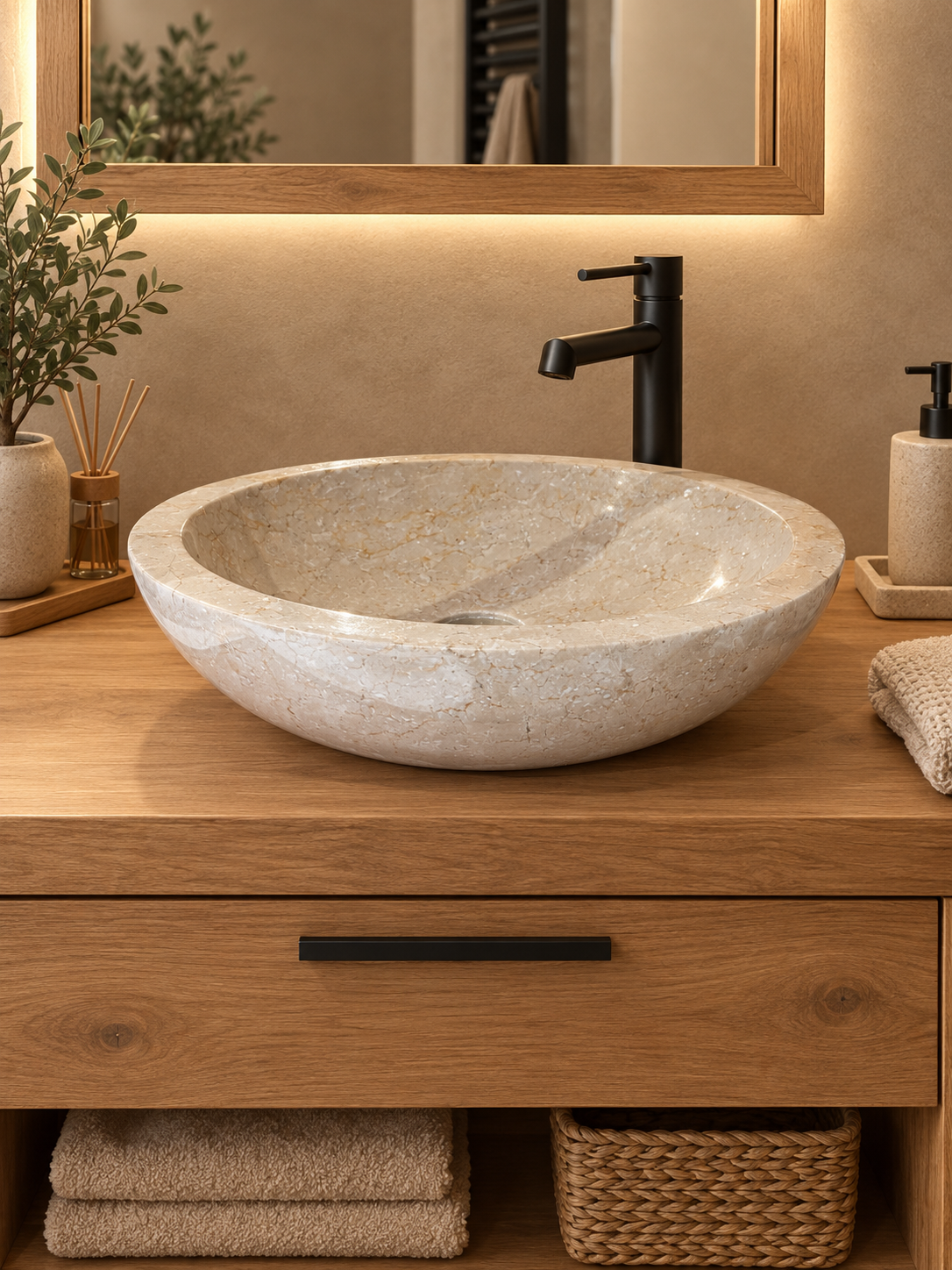 Washbasin in marble 00125