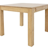 Dining table with 2 sliding extensions