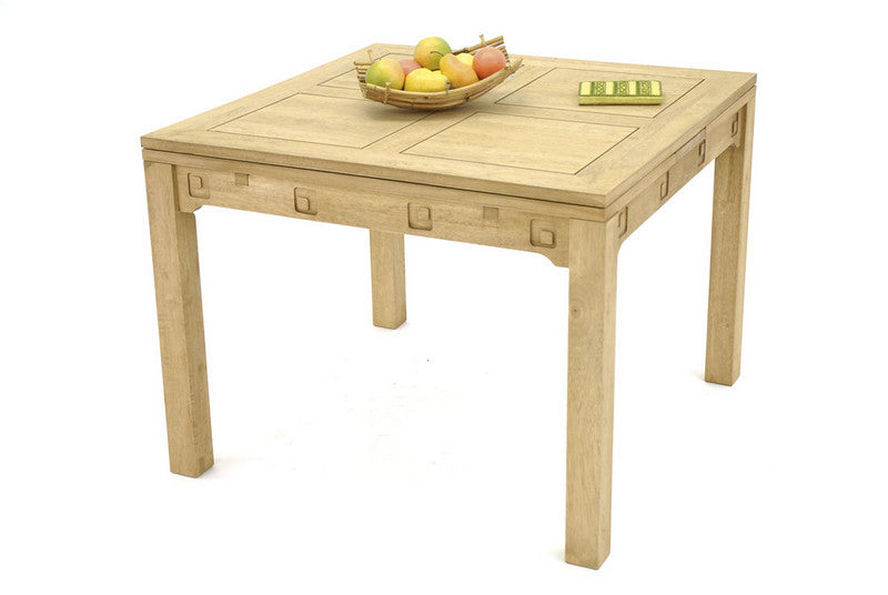 Table de salle à manger, avec 2 rallonges à l'italienne