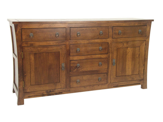 Sideboard convex, 5 drawers & 2 swing doors