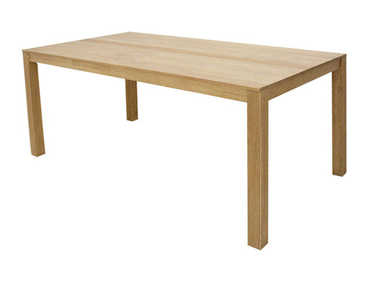 Dining table with stripe design