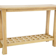Console in solid hevea wood