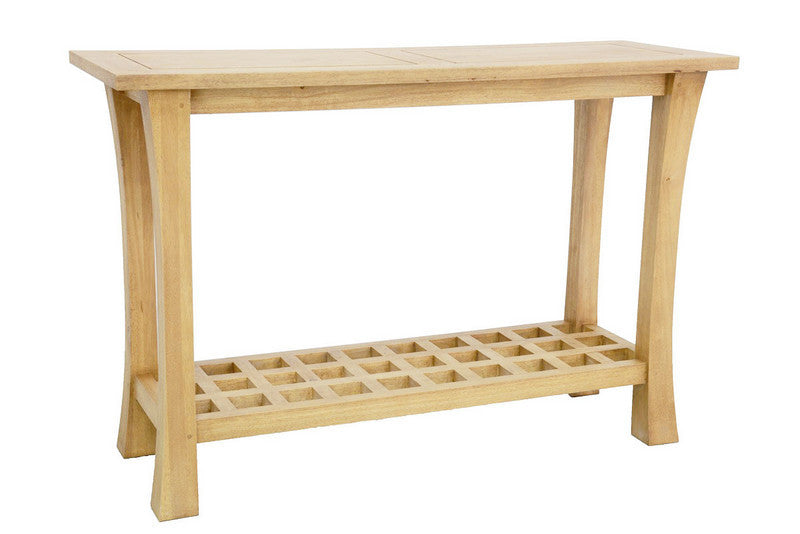 Console in solid hevea wood