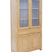 Glass cabinet, 4 doors & 2 drawers