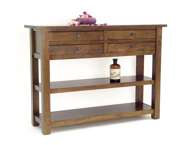 Console classique, avec 4 tiroirs