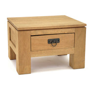 Bedside table, 1 drawer, cubic design