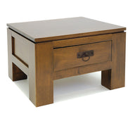 Bedside table, 1 drawer, cubic design