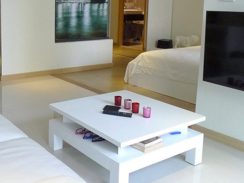 Low contemporary coffee table, neo asian style