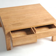 Coffee table with 4 drawers