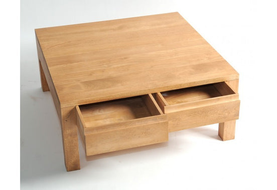 Coffee table with 4 drawers