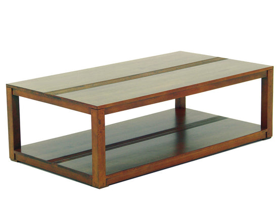 Coffee table 2 levels with Stripes pattern