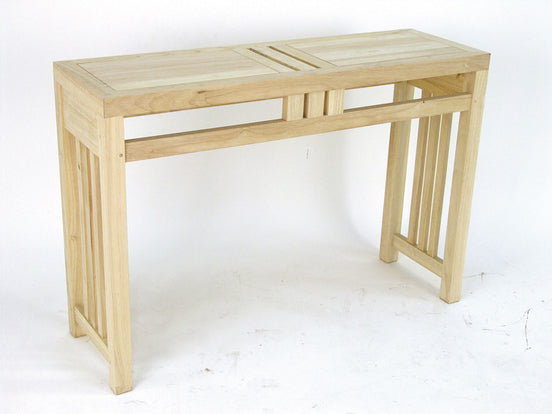 Console slats design