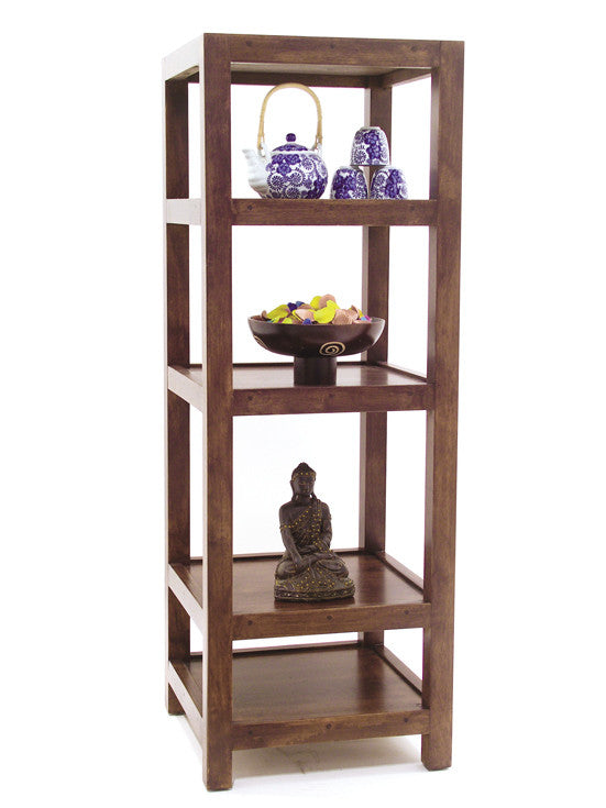 Column rack with 4 shelves